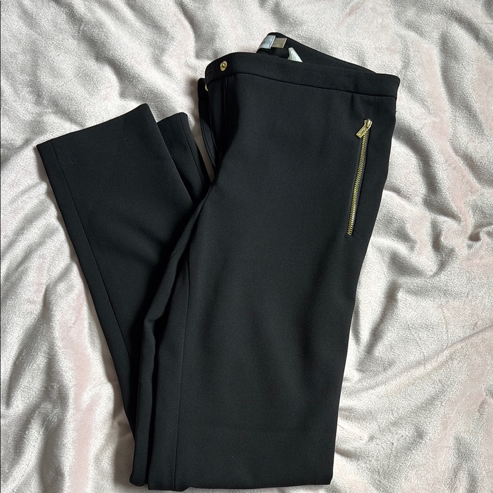 Calvin Klein Black Trousers with Gold Button